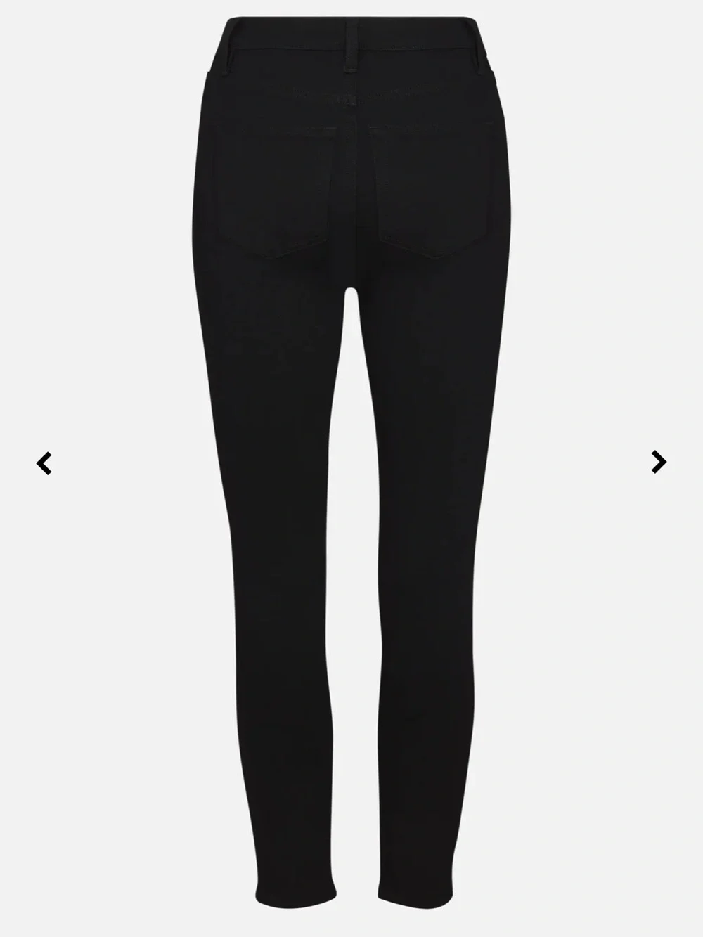 NWT Frame Sz 27 Women’s Black Le High Rise Skinny Fit Ankle Jeans Pants Ret $258
